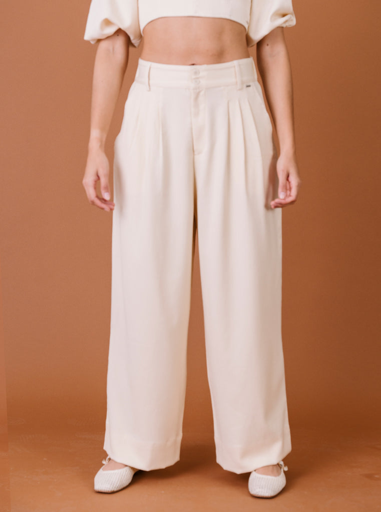 PANTALÓN CANVAS MANTEQUILLA