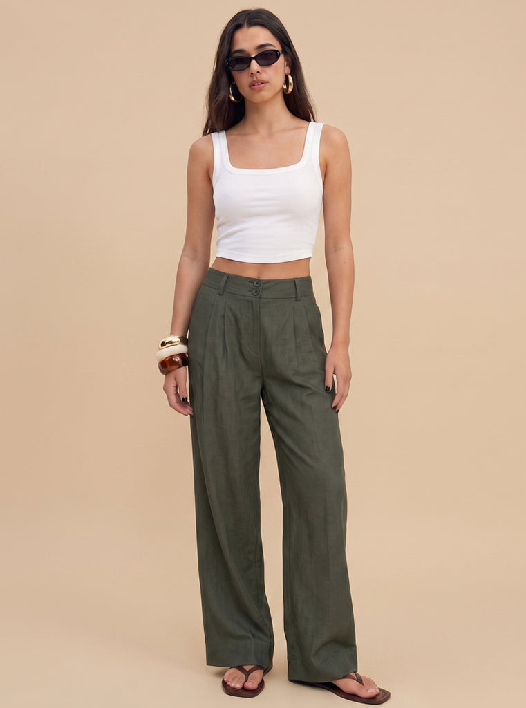PANTALÓN CANVAS OLIVO