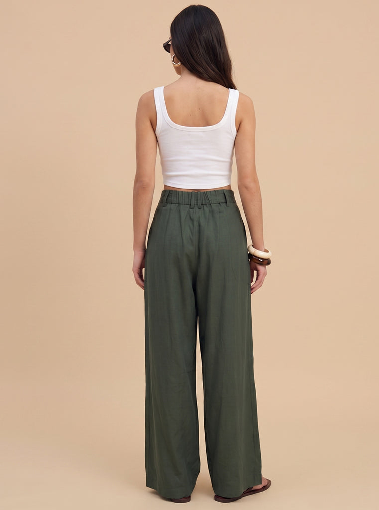 PANTALÓN CANVAS OLIVO