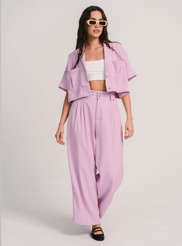 PANTALÓN CANVAS ROSA