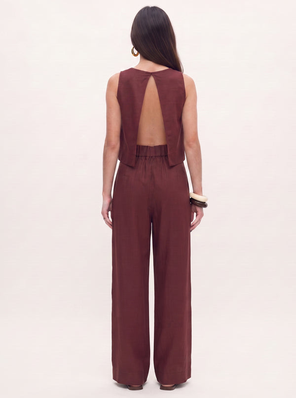 PANTALÓN CANVAS VINO