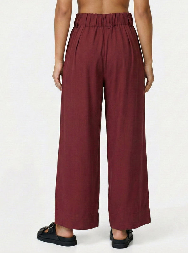 PANTALÓN CANVAS VINO