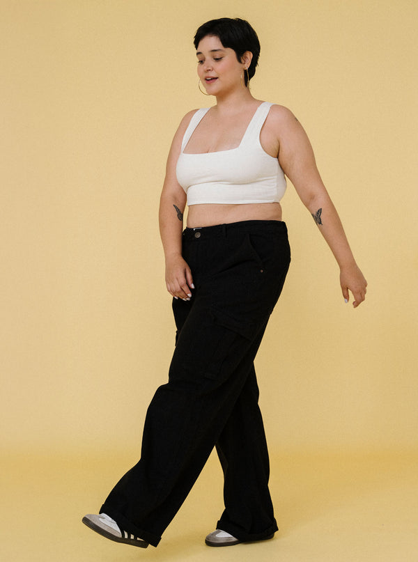 PANTALÓN CARGO SENDERO NEGRO