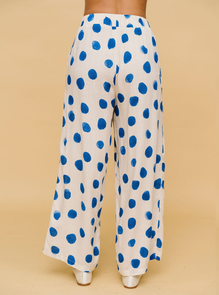 PANTALÓN DOTS AZULES