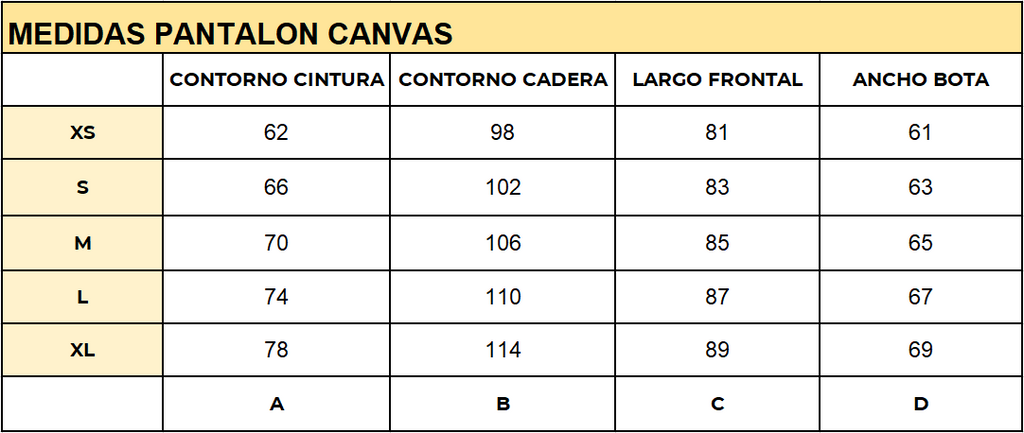 PANTALÓN CANVAS LIMA