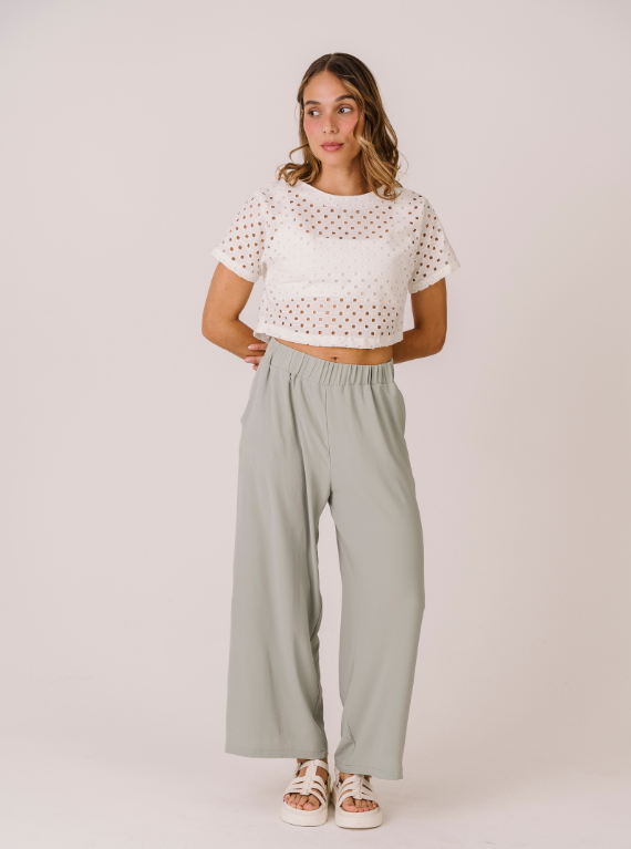 PANTALÓN HABANO VERDE MATCHA