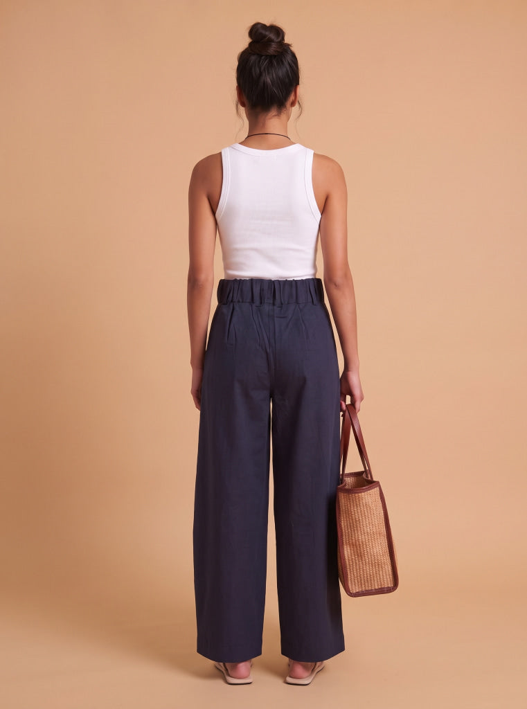 PANTALÓN CANVAS AZUL NAVY