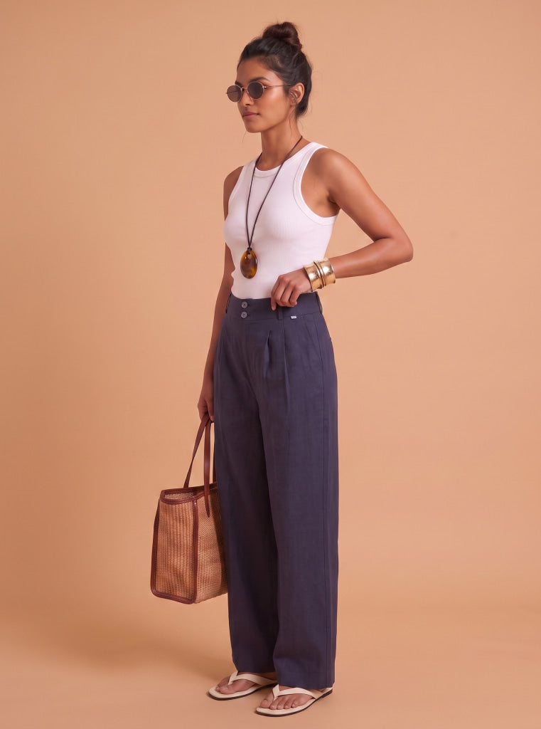 PANTALÓN CANVAS AZUL NAVY