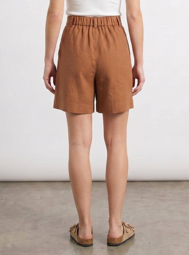 SHORT MESTIZO CAQUI