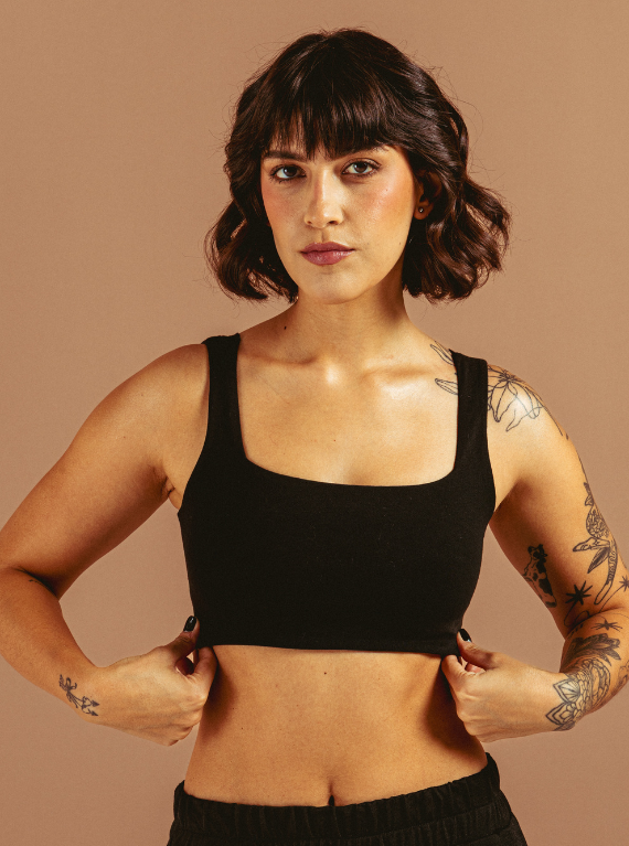 TOP RECTO SIGILO NEGRO