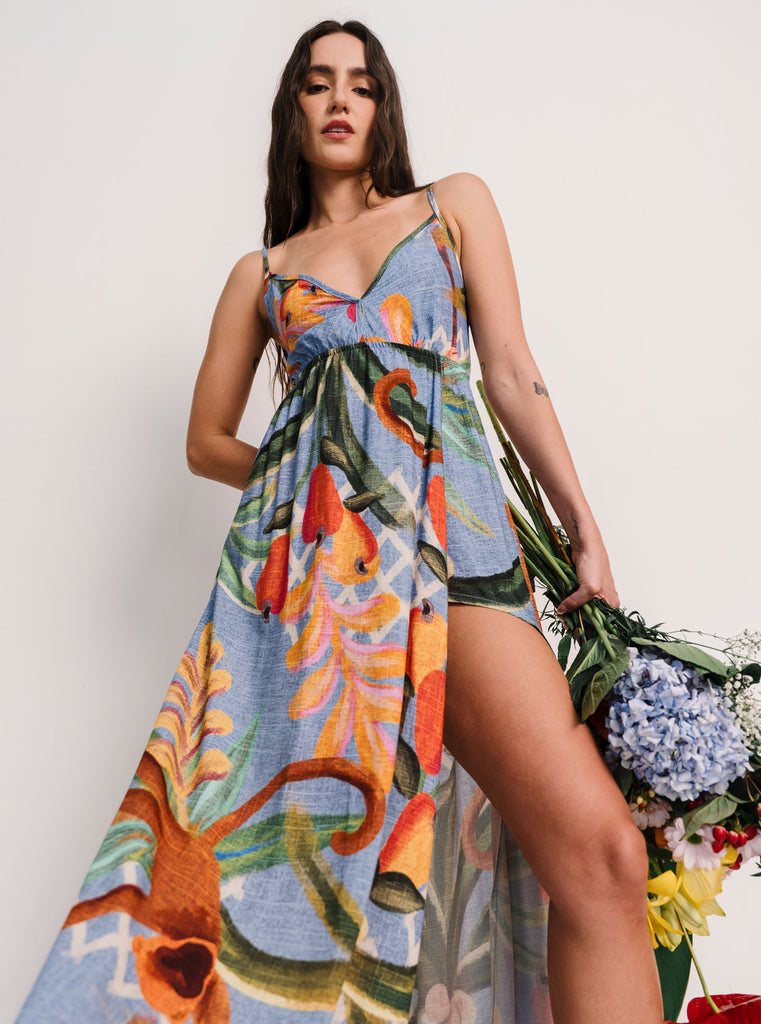 VESTIDO MONO CAPUCHINO