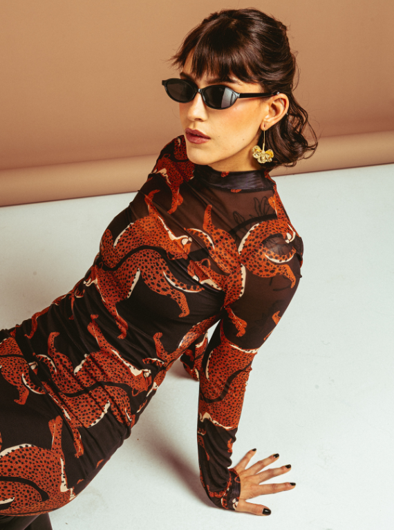 VESTIDO LEOPARDO