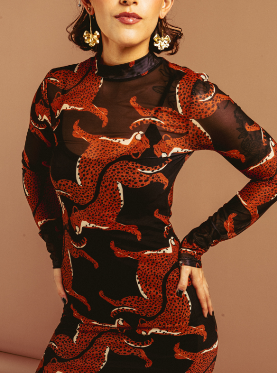 VESTIDO LEOPARDO