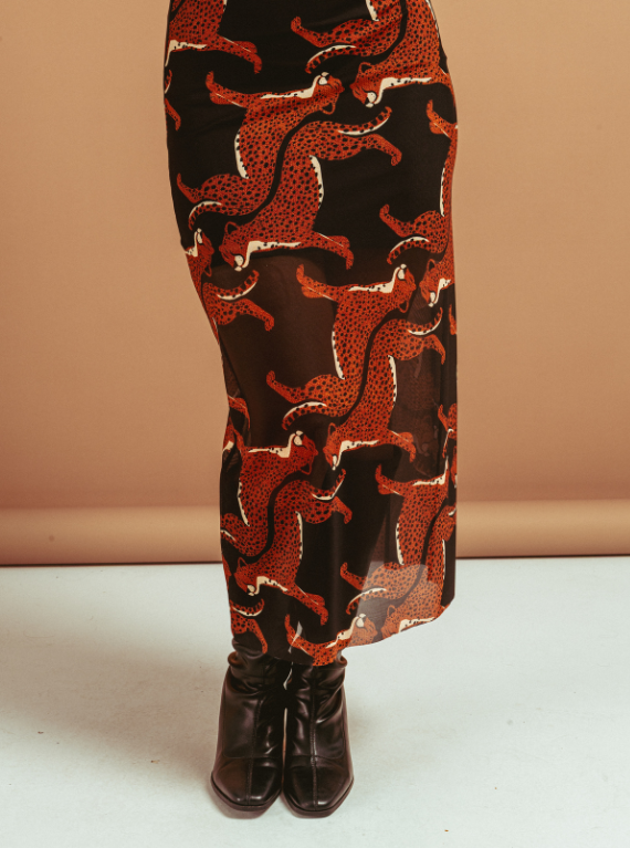 VESTIDO LEOPARDO