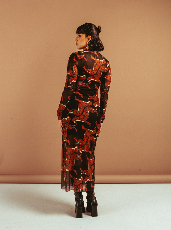 VESTIDO LEOPARDO