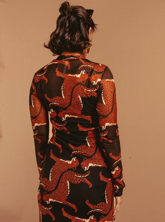 VESTIDO LEOPARDO