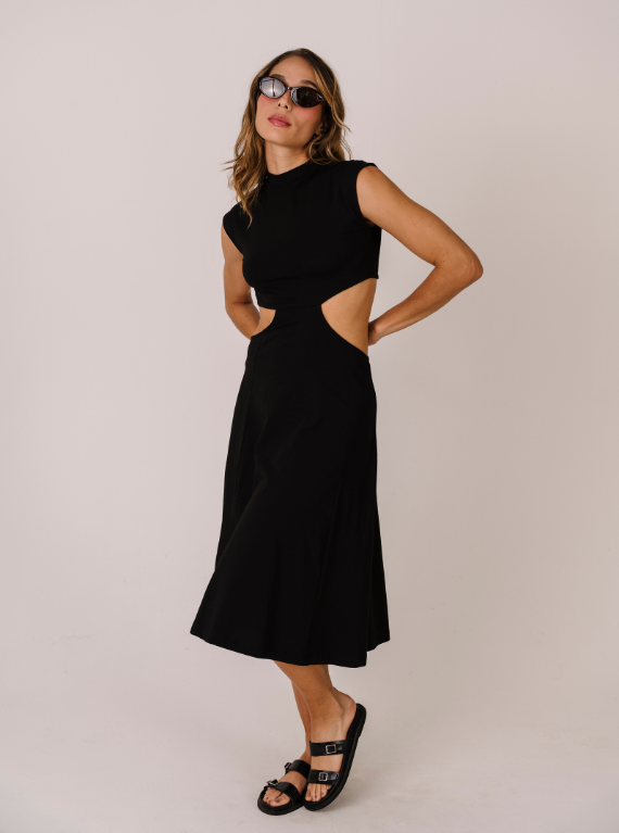 VESTIDO CUT-OUT NEGRO