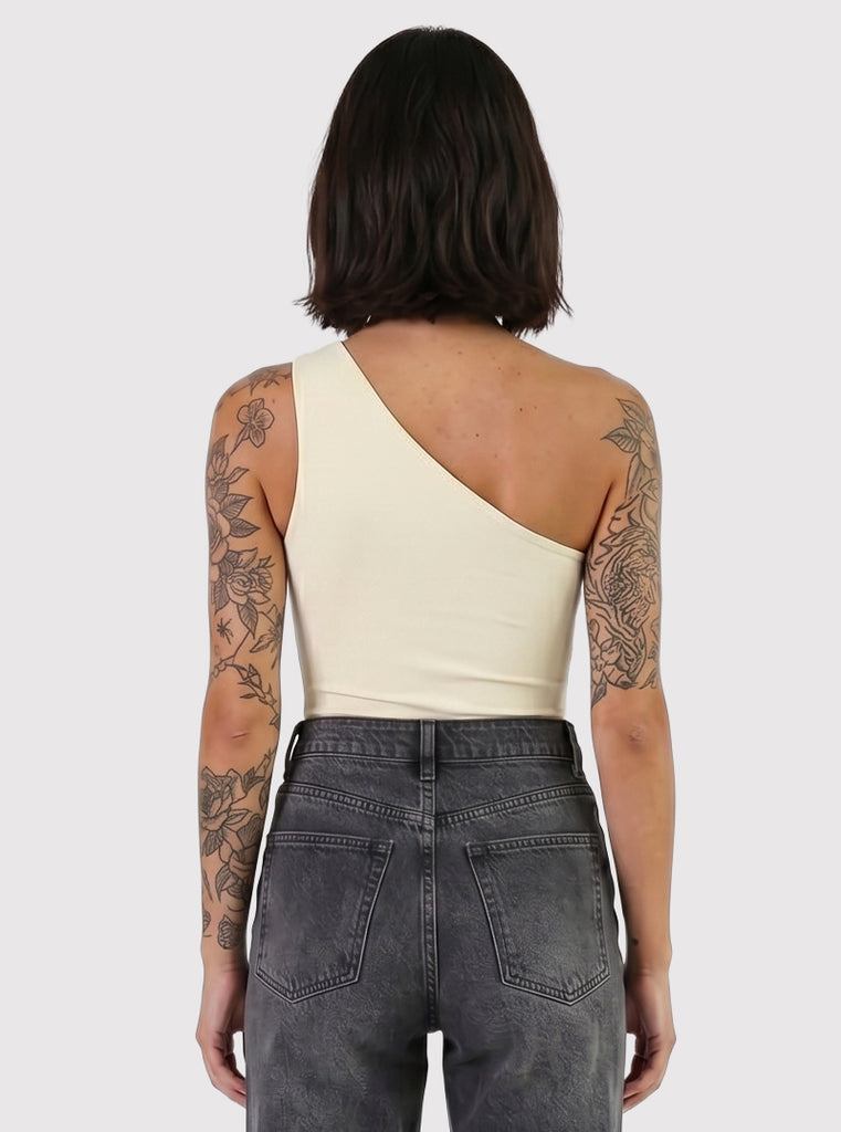 BLUSA ASIMÉTRICA MARFIL