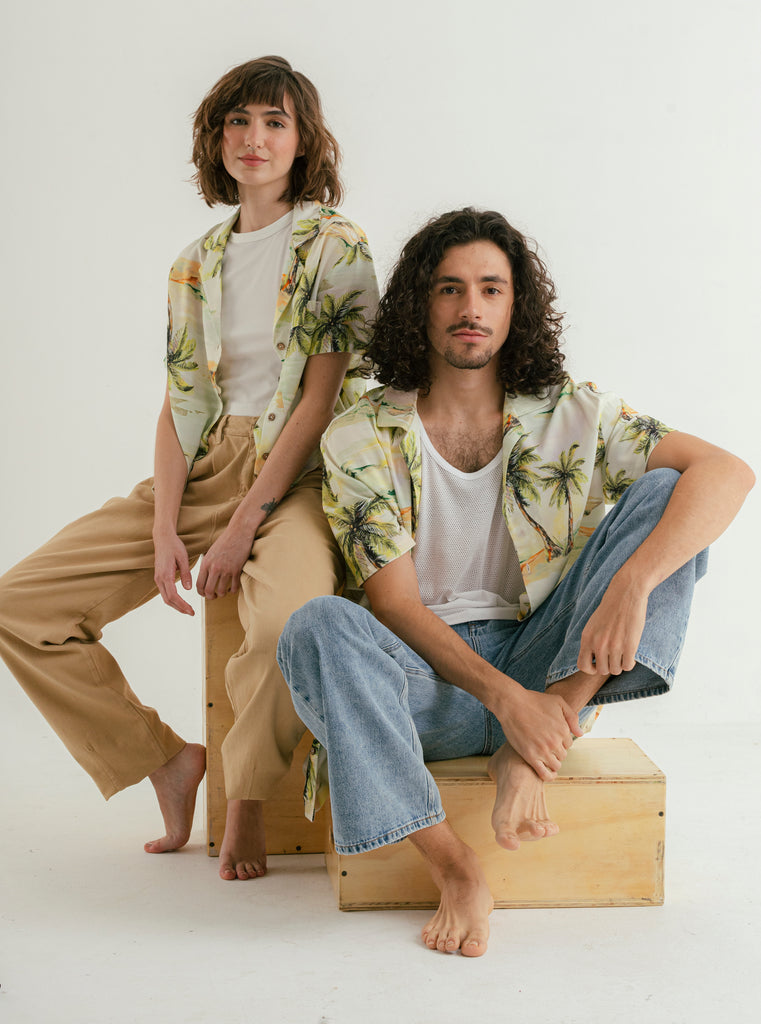 CAMISA UNISEX PLAYA BLANCA