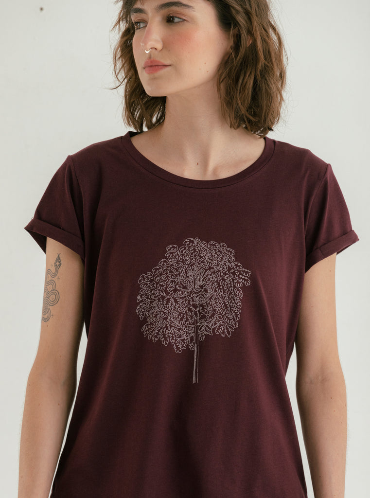 CAMISETA ARBOL CAOBA