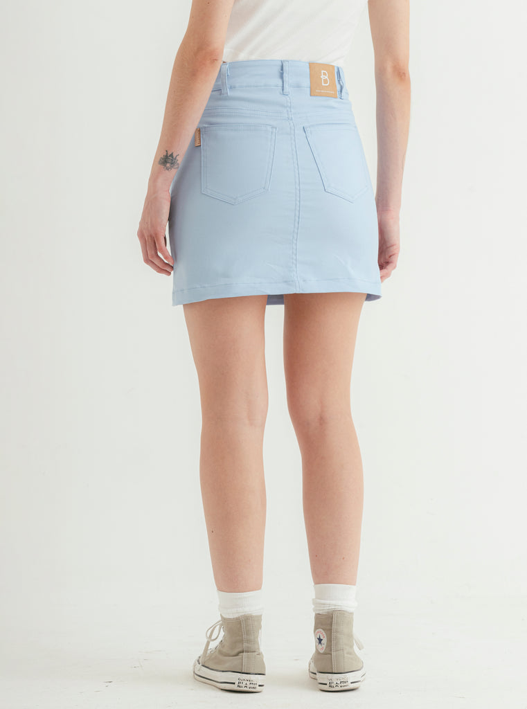MINI FALDA CIELO