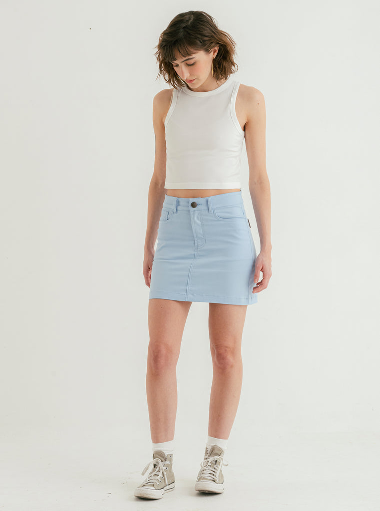 MINI FALDA CIELO