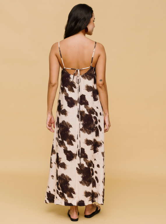 VESTIDO PRINT VACA