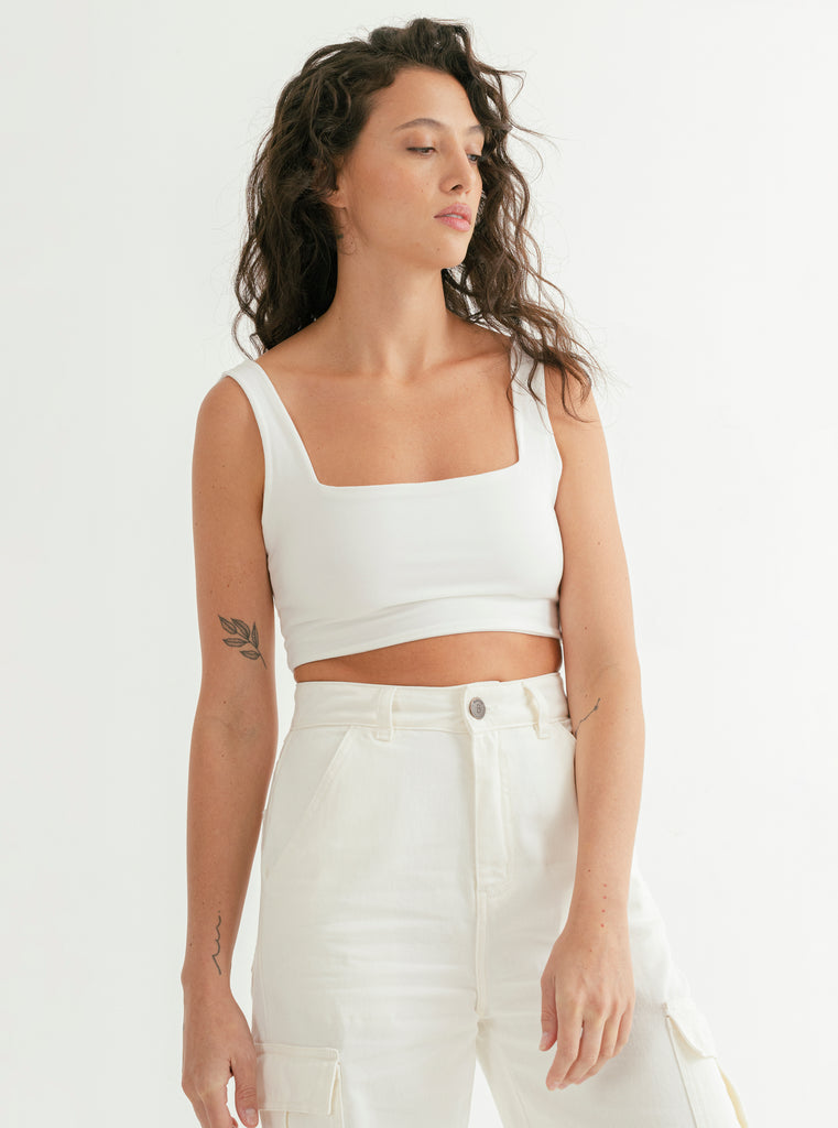 TOP RECTO SIGILO IVORY